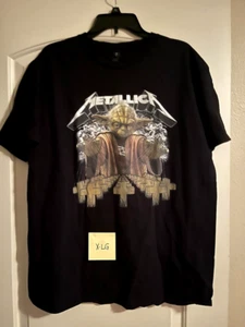 Metallica Shirt Yoda Star Wars Metal Rock Tour Vintage Grafikdesign T-Shirt XL - Bild 1 von 1