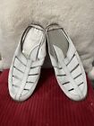 Evans White Size 10 Full Front Coverage Shoe, Preloved Very Comfy
