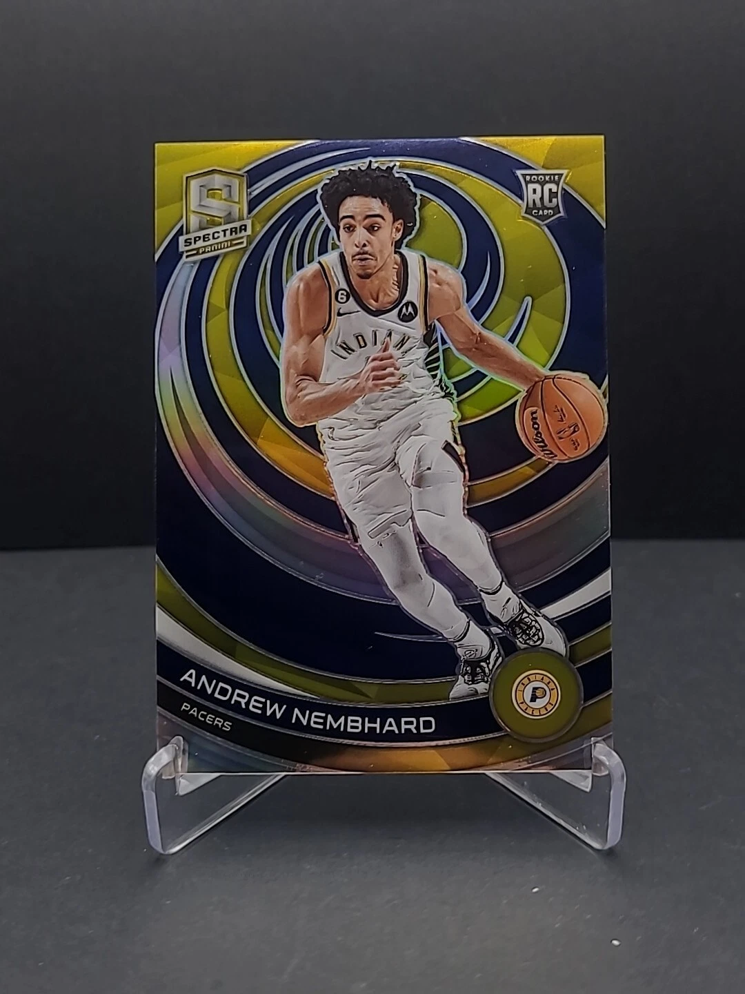 2022-23 Panini Spectra Rookie Gold Prizm /10 Andrew Nembhard #181 Rookie RC