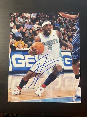 FOTO firmada por Ty Lawson 8X10 Denver Nuggets autografiada Foto 1 de 2