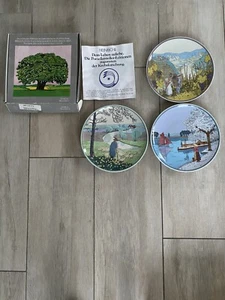 Heinrich Villeroy & Boch 3 Porzellan-Sammelteller zugunsten der dt. Krebshilfe - Bild 1 von 9