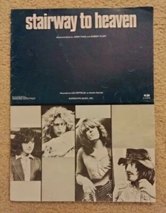 Led Zeppelin Stairway to Heaven10 pgs Sheet music R. Plant J. Page VG/VG+ D - Picture 1 of 2