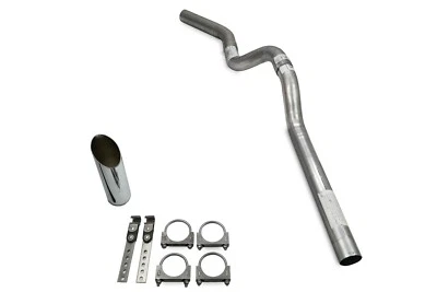 GMC Yukon XL 2000-2006 3" Single Exhaust Kit Corner Exit No Muffler SW Tip - Image 1 of 3