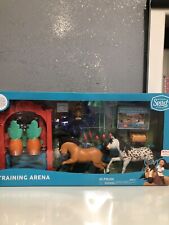 Dreamworks Spirit Riding Free Training Arena 42 Pc Set w/ 2 Horses NEW! Netflix