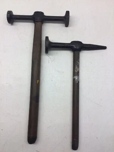 2) Vintage Body Hammers One Marked Fairmount 158-G - Picture 1 of 12