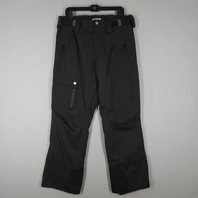 Salomon Clima Pro Pants Mens 52 / 34 Black Snowboard Ski Waterproof Trousers L - Image 1 of 4