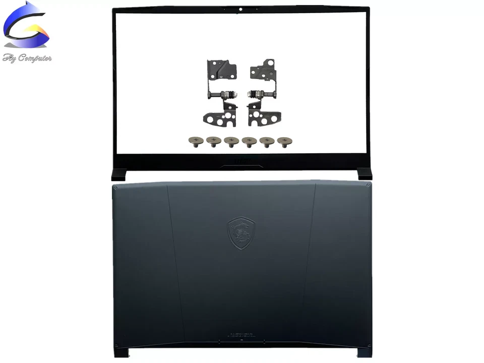 New For MSI Katana 17 B13V B13VFK MS-17L5 LCD Back Cover / Front Bezel / Hinges - Image 1 of 1