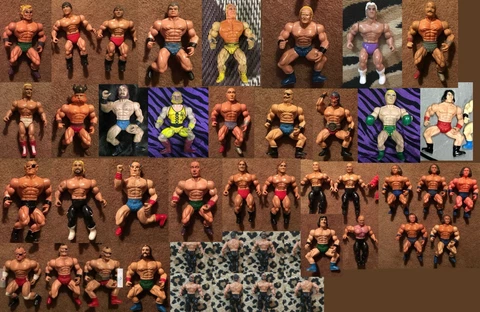 VINTAGE WRESTLERS REMCO / BOOTLEG / MOTU GALAXY FIGHTERS ACTION FIGURES Cover