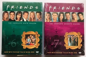 FRIENDS Complete Sixth 6 Six & Seven 7 Seventh Seasons DVD BRANDNEU VERSIEGELT - Bild 1 von 7