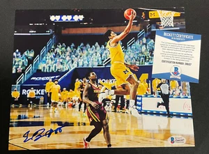 ELI BROOKS SIGNED MICHIGAN BASKETBALL 8X10 PHOTO BECKETT COA Z66107 - Picture 1 of 1