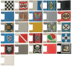 Lego Part 2335 Flag 2 x 2 Select Colour or Printed Variant from Menu - Picture 1 of 28