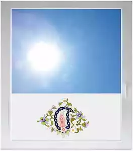 Sichtschutzfolie Sonnenschutz Fensterfolie - GMF0249 - schöne Blume Blüten - Bild 1 von 1