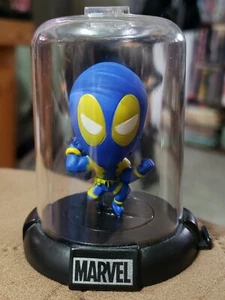 Marvel Deadpool mini Figure, 3" Zag Toys Rare Blue Costume Display, oob as is - Picture 1 of 2