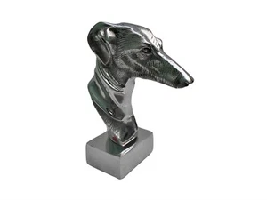 Metal Greyhound Whippet Dog Statue Figurine Sculpture Table Top a/u - Picture 1 of 8