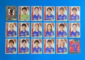 Panini WM Damen 2023 AU-NZ Team JAPAN komplett 18 Aufkleber - Bild 1 von 1