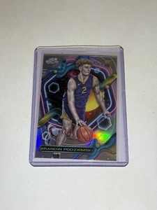 23/24 Topps Chrome Cosmic Refractor #167 Brandin Podziemski RC - Bild 1 von 2