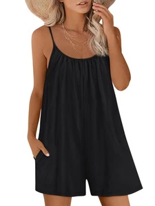 Rompers For Women Vacation Beach Summer Shorts Jumpsuits Overalls 2025 Trendy... - Picture 1 of 6