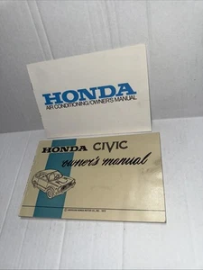VINTAGE 1973 HONDA CIVIC OWNERS OPERATORS MANUAL SERVICE BOOK Air Conditioning - Bild 1 von 10