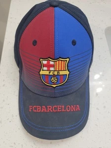 FC Barcelona FCB Hat Adjustable Blue/Red Football/Soccer Polyester Baseball Cap - Picture 1 of 6
