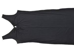 NEW LOFT Beach Long Dress Black Size XXL Polyester Stretch Blend Sleevless - Picture 1 of 8