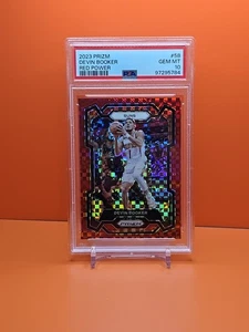 🟠🟣🟠 2023 PANINI PRIZM DEVIN BOOKER #58 RED POWER 63/75 PSA 10 💎 MINT POP 4 - Picture 1 of 2