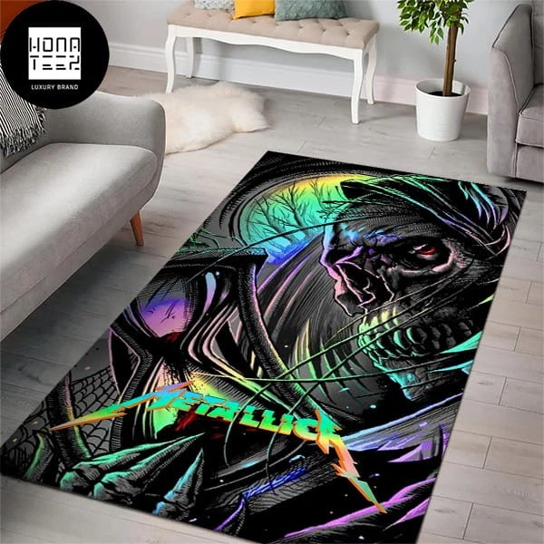 Metallica Death With Hourglass Luxury Rug - Image 1 of 1