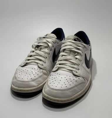 Jordan 1 2015 retro bajo 'azul metálico' Big Swoosh - talla 10,5 Foto 1 de 4