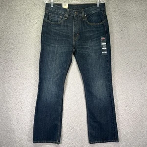Jeans Levis 527 Para Hombres 32x30 Azul Denim Calce Ajustado Bootcut Informal Vaquero Occidental - Imagen 1 de 10
