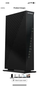 NETGEAR Cable Modem WiFi Router Combo C6300 | AC1750 WiFi Speed | DOCSIS 3.0. - Picture 1 of 7