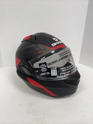 Casco Shark EVO GT ENCKE negro mate/rojo/gris mediano. Foto 1 de 4