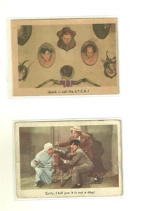 2 DIFFERENT 1959 THREE STOOGES CARDS NUMBER 67 AND 68 - Picture 1 of 2