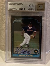 2003 Bowman Chrome Hanley Ramirez Auto BGS 8.5 #334 Rookie