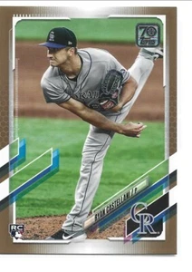 Ryan Castellani - Colorado Rockies - 2021 Topps Gold Baseball Card #177 (79/2021) - Bild 1 von 2
