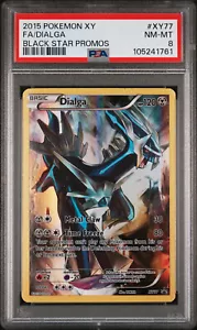 2015 POKEMON BLACK STAR PROMO DIALGA #XY77 FULL ART HOLO PSA 8 NM-MT #105241761 - Picture 1 of 2