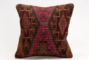 Decorative Pillow Cover, 16x16 in, Ethnic Pillow, Throw Pillow, Sofa Cushion - Picture 1 of 4