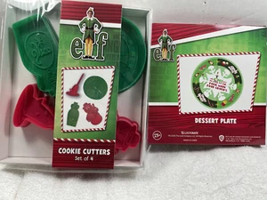 ELF Cookie Cutter Set & 7" Dessert Plate - LootCrate DX Exclusives - New Unopen - Picture 1 of 3