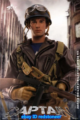 Colección de figuras de acción FISH BONETOYS America Segunda Guerra Mundial Capitán escala 1/6 Foto 1 de 4