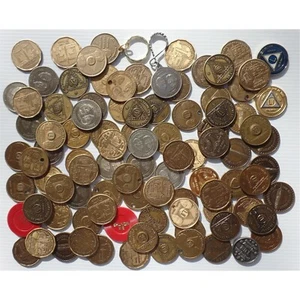 AA Anonyme Alkoholiker Lot 94 Token Münzen Jubiläumsjahre Nüchternheit Schein Bob - Bild 1 von 11