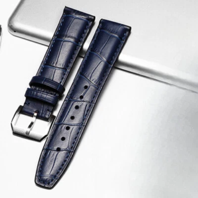 premium Genuine Leather Watch Strap Mens Alligator Grain Band 20/21/22mm Fit IWC - Image 1 of 4