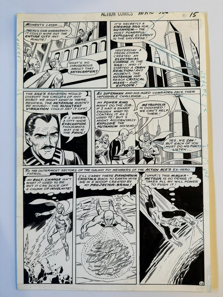 ComicConnect - Swan, Curt - HOW TO DRAW SUPER HEROES Interior Page - VF: 8.0