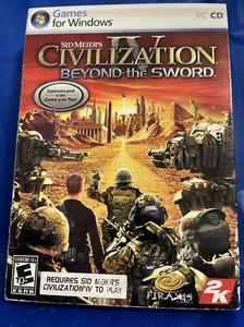 Sid Meiers Civilization IV: Beyond The Sword expansion Factory Sealed Slipcover - Picture 1 of 5