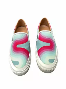 Dries Van Noten X Verner Panton ikonische Wellenmuster blaue Slipper Größe 39,5 - Bild 1 von 7
