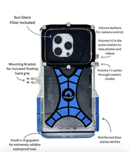 ProShot Dive Waterproof Underwater Camera Housing Rated to 130 feet. - Photo 1 sur 5