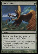 1x FOIL Leaf Arrow Rise of the Eldrazi MtG Magic Green Common 1 x1 Card Cards