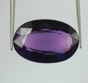 Lila blaue Boysenbeere Saphir 13,25 ct natürlicher ovaler Edelstein zertifiziert C5239 - Bild 1 von 9