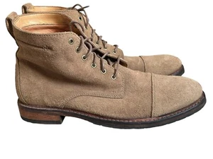 Clarks SMART Clarkdale Hill Boots 'Taupe Suede' Men's Size 11 - Picture 1 of 6
