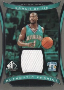 2004-05 SP Game Used Basketball Authentic Fabrics #BD Baron Davis JERSEY