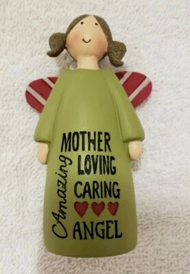 Blossom ведро ангел статуэтка фигурка - удивительный мать любящий заботливый ангел день  - Изображение 1 из 2
