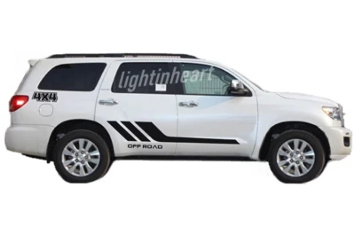 Car Side Door Sticker Kit For Toyota Sequoia Graphics Racing Sport Stripe Decals - Image 1 of 4