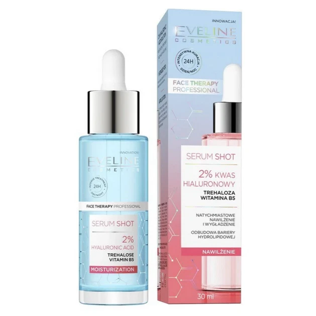 EVELINE  Face Therapy Serum Shot Hyaluronic Acid Hydrating Smoothing 30 ML - Image 1 of 4